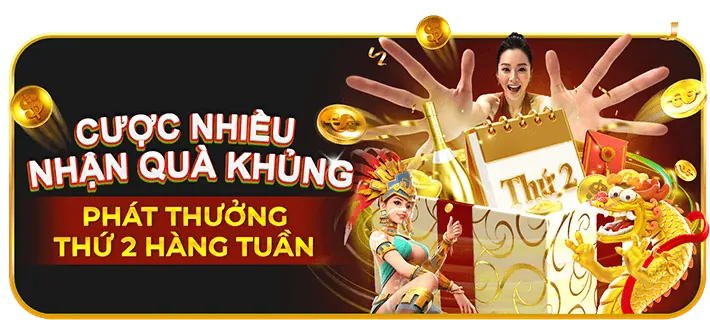 Chương trình hoàn trả hàng tuần cho cá cược Twin68