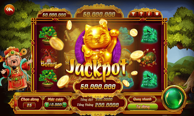 Trò chơi nổ hũ Jackpot lũy tiến tại Twin68, hiển thị số tiền Jackpot khổng lồ đang chờ đợi người chơi may mắn.